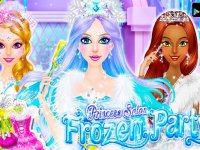 Princess Salon: Frozen Party Princess Online Game