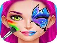 Face Paint Costume Party Girls Salon Online Game