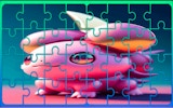 Axolotl Jigsaw Puzzle Slider Game