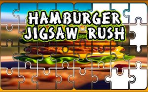 Hamburger Jigsaw Rush Puzzle Slider Online Game