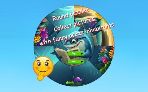 Round Jigsaw Puzzle: Funny Ocean Inhabitants Online Game