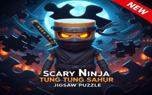 Scary Ninja Tung Tung Sahur Jigsaw Puzzle Online Game