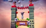 Stickman Fall: Plunger Drop Challenge Online Game